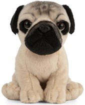 Living Nature Pug Puppy 16cm