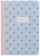 WHSmith Strawberry Bloom A5 Fabric Notebook