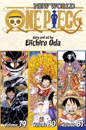 One piece. Volume 79, volume 80, volume 81 New world