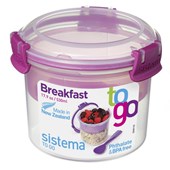 Sistema Breakfast Box to Go Clear