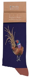 Wrendale Pheasant Men's Sock Ready For My Close Up