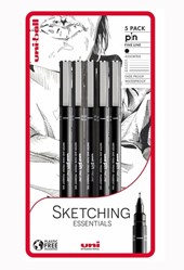 Uniball Pin Sketching Essentials Pack of 5