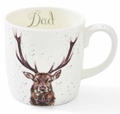 Wrendale Dad Stag Mug