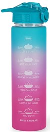 Legami Goal Motivational Water Bottle Love Yourself Sunrise Vibes