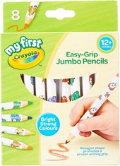 Crayola My First Easy Grip Jumbo Decorated Pencils 8 Piece