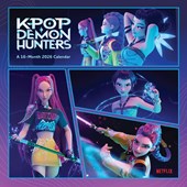 K-Pop Demon Hunters Square 2026 Calendar