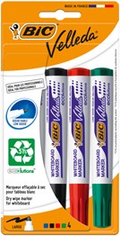 Bic Velleda Whiteboard Markers Pack of 4