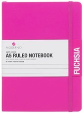 Moderno Fuchsia A5 Ruled Notebook