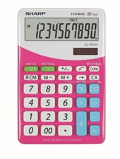 Sharp Elm332Bpk Pink Calculator