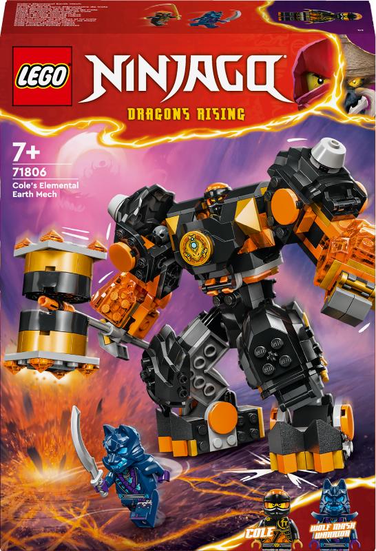 LEGO Ninjago Cole's Elemental Earth Mech 71806
