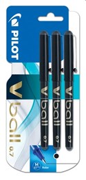 Pilot Vball 0.7 Pack of 3 Black