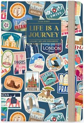 Legami 2026 12 Month Medium Photo Weekly Diary - Travel Stickers