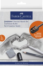 Faber Castell Goldfaber Charcoal Sketch Set