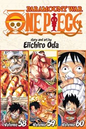 One piece. Volume 58, volume 59, volume 60
