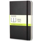 Moleskine Notebook Large Plain Black Hard Cover