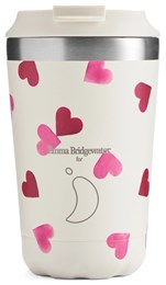 Chilly's Emma Bridgewater Hearts 340ml Coffee Cup - New Leakproof Lid!