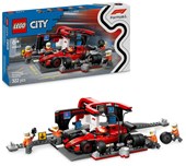 LEGO City F1 Pit Stop & Pit Crew with Ferrari Car 60443