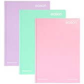 Eason A4 Pastel Hardback 160 Page Pack of 3