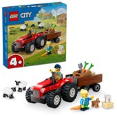 LEGO City Red Farm Tractor with Trailer & Sheep 60461