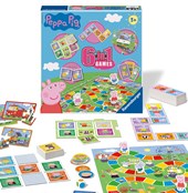 Ravensburger Peppa Pig, 6 in 1 Games