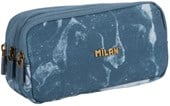 MILAN 3-Zip Lava Series Pencil Case - Blue