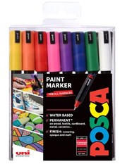 Posca Pc-1Mr Set 16 Colours Ultra Fine