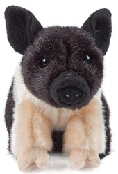 Living Nature Black & Pink Piglet 20cm