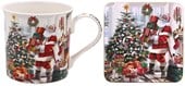 Lesser & Pavey Santa Mug & Coaster - 300ml