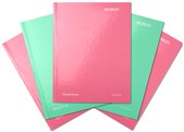 Eason 9x7" 120Pg Hardback Assorted Pastel Colours - 5 pack