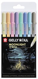 Sakura Gelly Roll Moonlight Pastel Set of 8 Colours