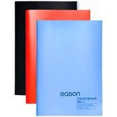 Eason A4 120 Pages Manuscript Book (Black/Blue/Red) - 3 Pack