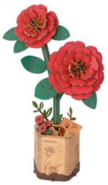 Robotime Red Camellia