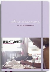 Leuchtturm1917 Lilac Medium Some Lines A Day 5 Year Diary