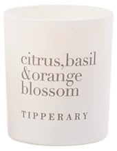 Tipperary Crystal Signature Scents - Citrus, Basil & Orange Blossom Candle