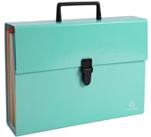 Exacompta File Expand Case Multi File Aquarel Green