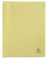 Exacompta Displaybook A4 80View ChromePastel Yellow