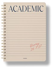 Papier Mid-Year 2026-2027 B5 Spiral Academic Diary - In the Grid