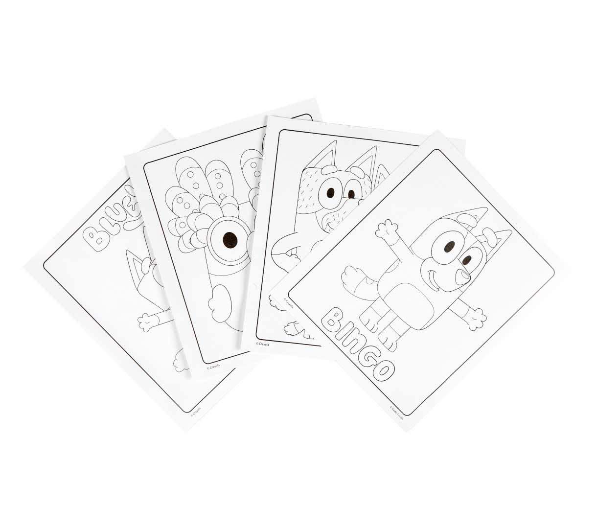 Crayola Bluey Color Wonder Colouring Book