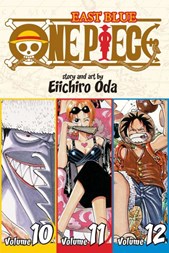 One piece. Volumes 10, 11 and 12
