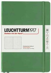 Leuchtturm1917 Notebook Hardcover Medium A5, Dotted, Olive