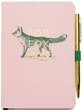 Designworks Vintage Sass Notebook with Pen For Fox Sake