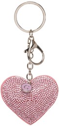 WHSmith Heart Letter Keyring - G
