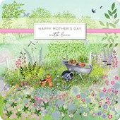 Mother's Day Card 7x7 - Garden Scene