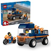 LEGO City Motorcycle Transporter Truck Toy 60491
