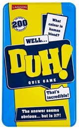 Well DUH Trivia Tin