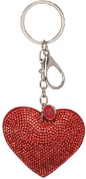 WHSmith Heart Letter Keyring - S