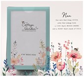 Widdop The Cottage Garden Glass Photo Frame - Nan