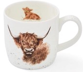 Wrendale Highland Cow Mug 11 oz