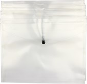 Eason Button Wallet Clear 10 Pack
