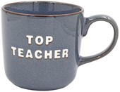 Lesser & Pavey Top Teacher Mug - Blue/Grey
